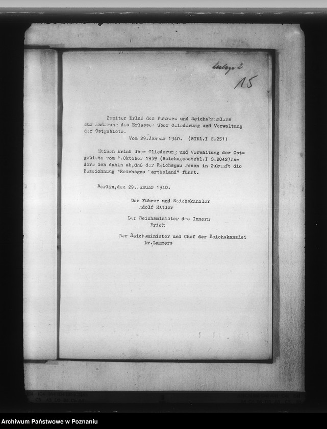 Obraz 19 z jednostki "Die Gauselbstverwaltung im Reichsgau Wartheland"