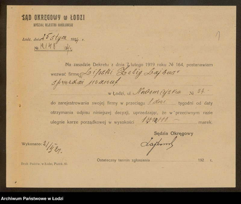 Obraz 3 z jednostki "Żelik Lajbus Lipski- sprzedaż manufaktury"