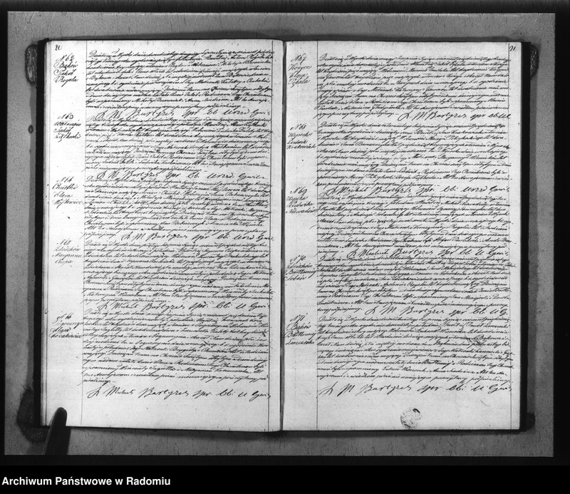 image.from.unit.number "Duplikat akt Religijno - Cywilnych Urodzonych, Zaszlubionych i Zmarłych Kościoła Parafij Wysoka za rok 1853 spisanych"