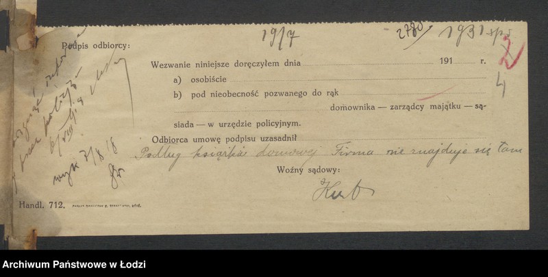 Obraz 6 z jednostki "Icek Koszer- Mojżesz vel Aron Neuman- sprzedaż gotowej garderoby"