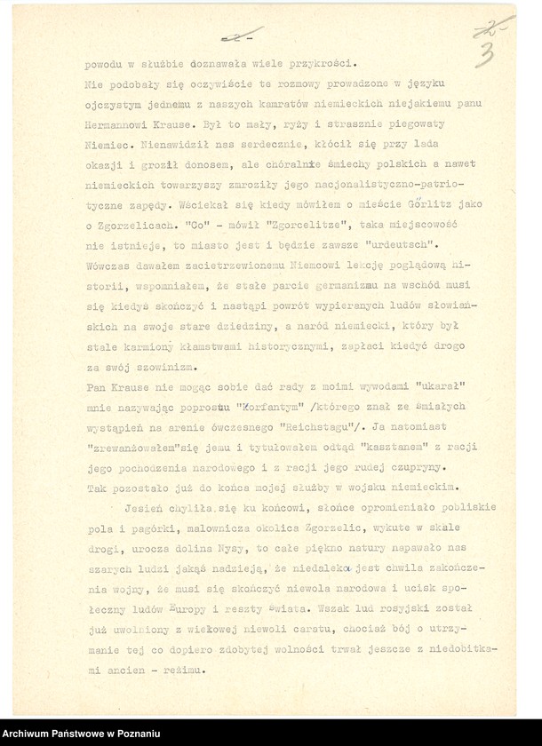 Obraz 12 z jednostki "Relacje i wspomnienia dotyczące powstania wielkopolskiego: 1. Krystynki, powiat Rawicz, województwo poznańskie, 2. Krotoszyn, powiat Krotoszyn, województwo poznańskie, 3. Krobia, powiat Gostyń, województwo poznańskie."
