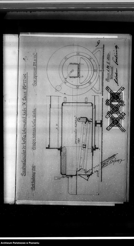 Obraz 14 z jednostki "Tartak w Poniecu pow. gostyński, własność H. Drobiński nr woj. kotła 2497"