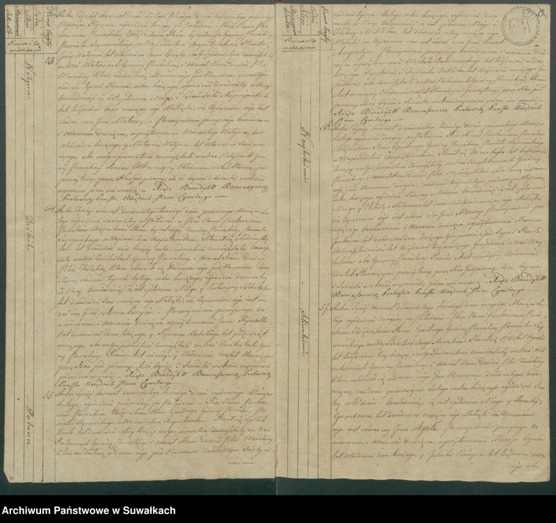 image.from.unit.number "Akta urodzonych gminy puńskiey od dnia 1 stycznia do ostatniego grudnia 1823 roku"