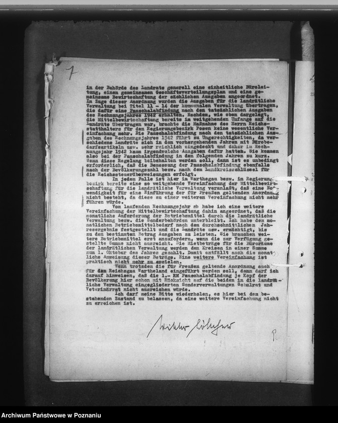 Obraz 11 z jednostki "Vereinfachung der Verwaltung. Kosten der landrätlichen Verwaltung"