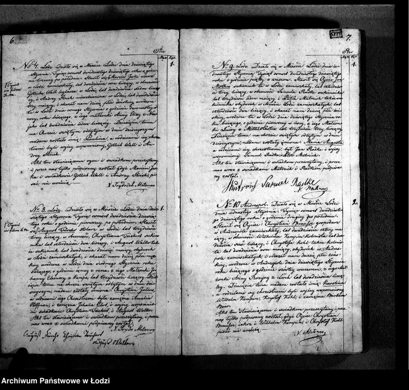 Obraz 6 z jednostki "Akta urodzeń, małżeństw i zgonów"