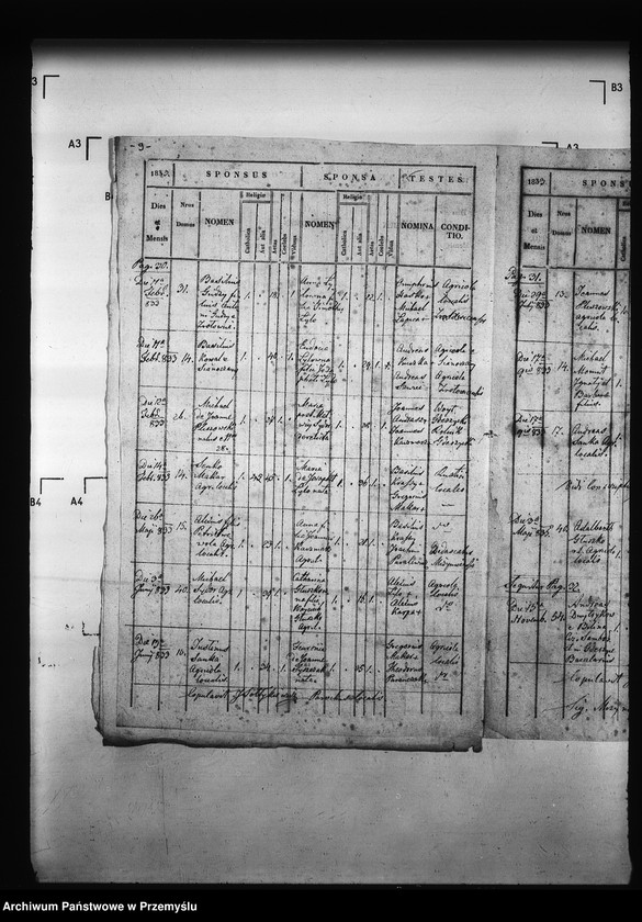 Obraz 13 z jednostki "[Kopie ksiąg metrykalnych parafii Miżyniec z filiami Gdeszyce, Zrotowice (dekanat Niżankowice)]"