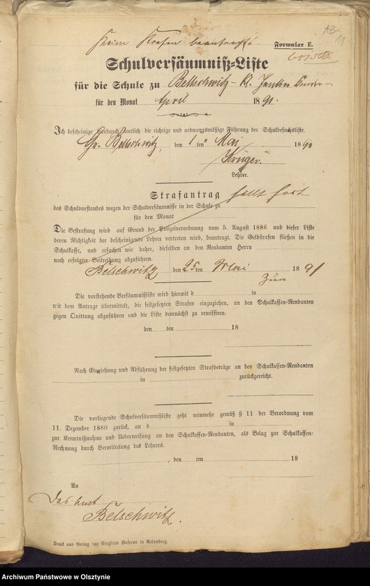 image.from.unit.number "Die Schule zu Bellschwitz"