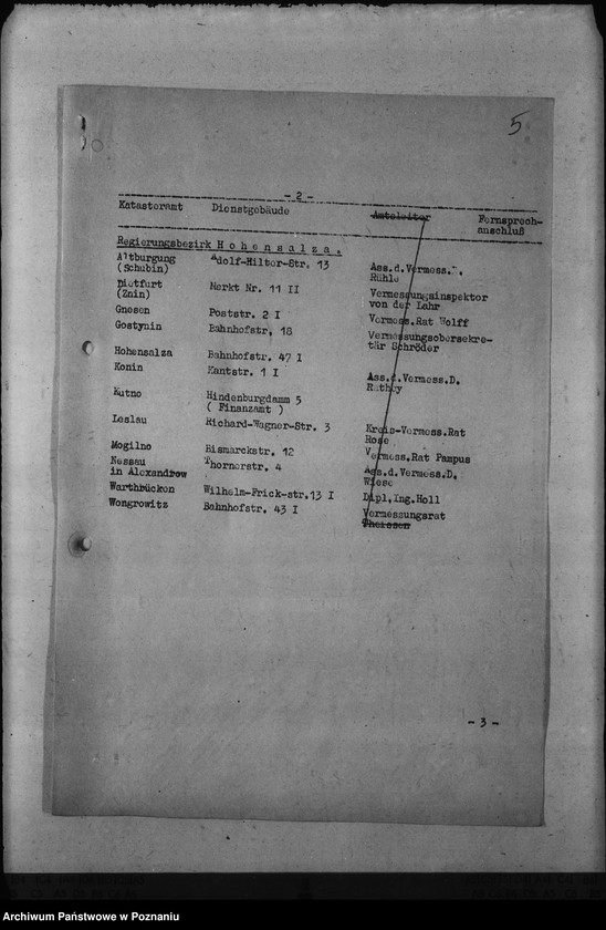 Obraz 9 z jednostki "Unterbringung der Katasterämter"