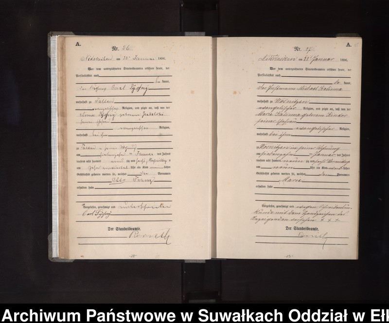 image.from.unit.number "Geburts-Haupt-Register des Königlichen Preussischen Standes-Amtes Nikolaiken Kreis Sensburg"