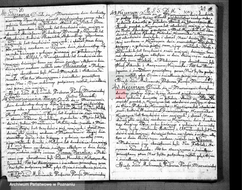Obraz 12 z jednostki "Akta urodzonych, zaślubionych i zmarłych"