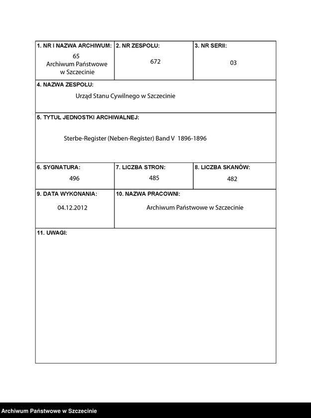 image.from.unit.number "Sterbe-Register (Neben-Register) Band V"