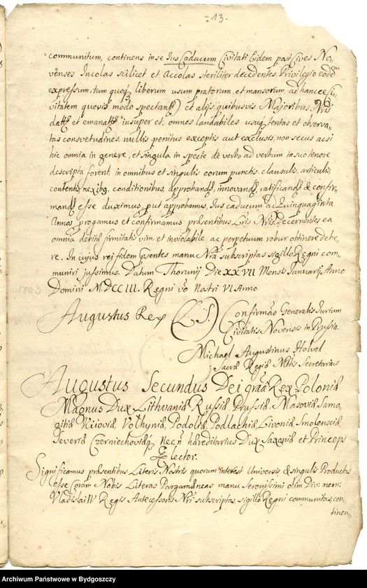 image.from.unit.number "[Odpisy przywilejów nadanych dla miasta Nowego przez Stefana Batorego, Zygmunta III Wazę, Władysława IV i Augusta II]"