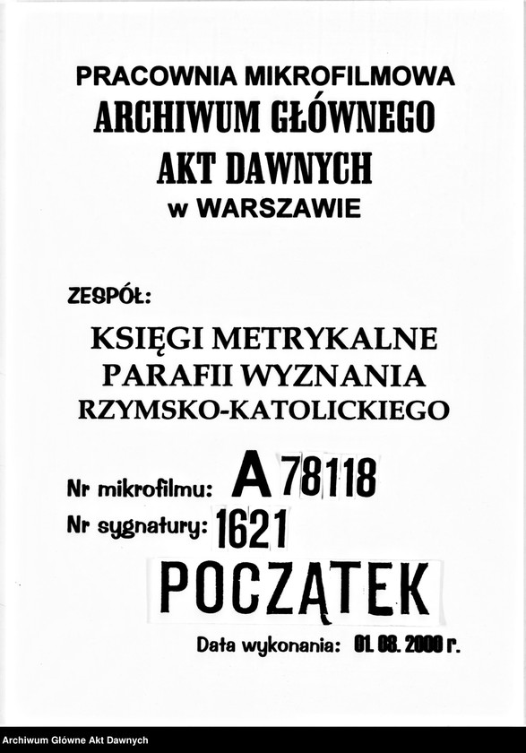 image.from.unit.number "Parafia: Lwów, parafia św. Anny. Dekanat: Lwów. Księga metrykalna urodzeń, ślubów i zgonów dla całej parafii."