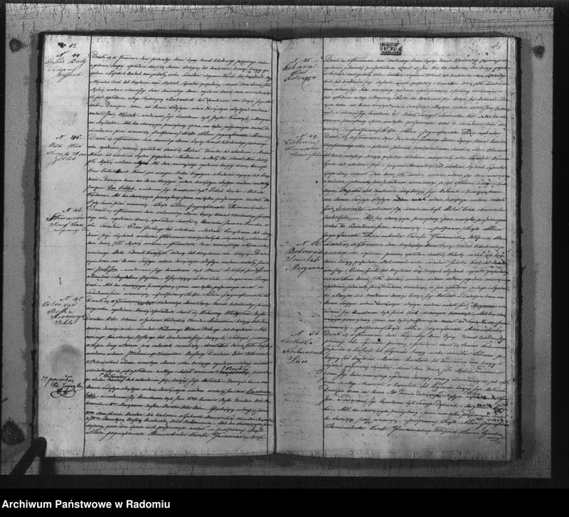 image.from.unit.number "Duplikat akt urodzenia, zaślubin i zeyścia z roku 1841 to jest od dnia 1 stycznia aż po koniec grudnia z parafii Głowaczów"