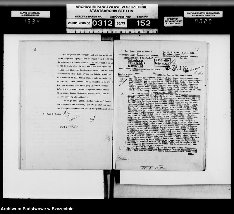 Obraz 20 z jednostki "Arbeitsbeschaffungsprogramm - Strassenausbau, vol. I gen."