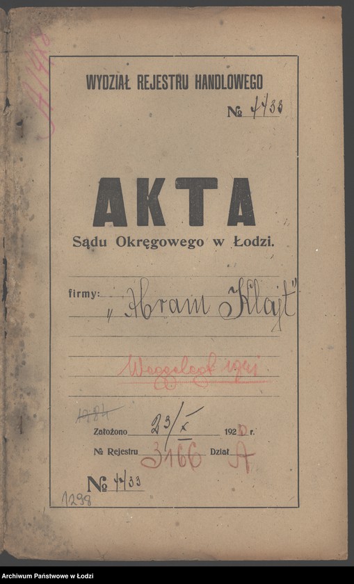 Obraz 2 z jednostki "Abram Klajt- sprzedaż przędzy"