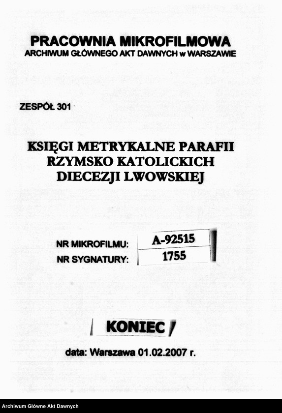 image.from.unit.number "Parafia: Hanaczów. Dekanat: Gliniany. Kopie z ksiąg metrykalnych ur., śl., zg. tylko dla miasta Hanaczów, miasta Mikołajów i wsi: Hanaczówka, Podjarków, Stanimierz."