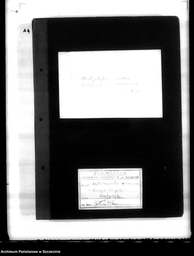 image.from.unit.number "Statystyka ruchu ludności w Szczecinie za rok 1946"