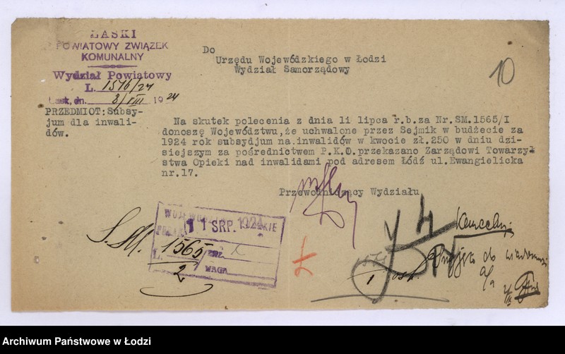 Obraz 13 z jednostki "Różne sprawy administracyjne - zezwolenia na otwieranie drobnych przedsiębiorstw"