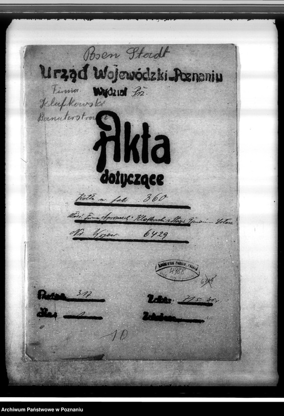 Obraz 4 z jednostki "Zakłady mechaniczne "Agromech" w Poznaniu- nr woj. kotła 6429"