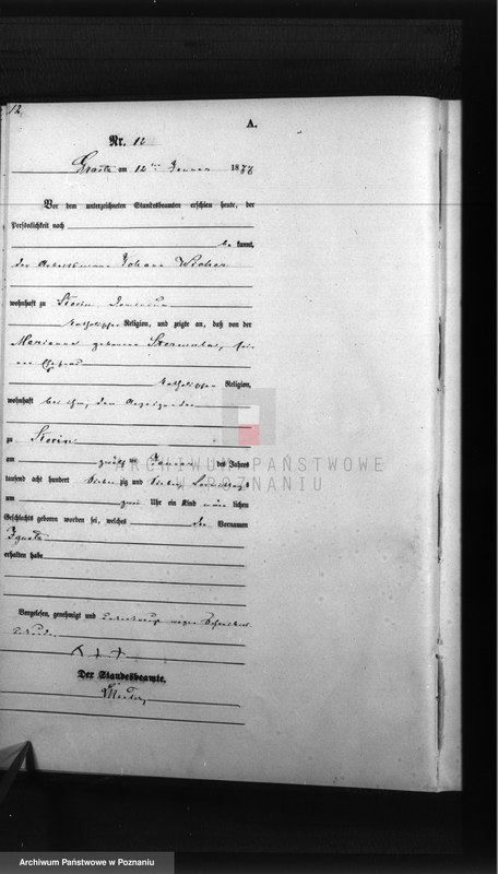 Obraz 14 z jednostki "Księga urodzeń"