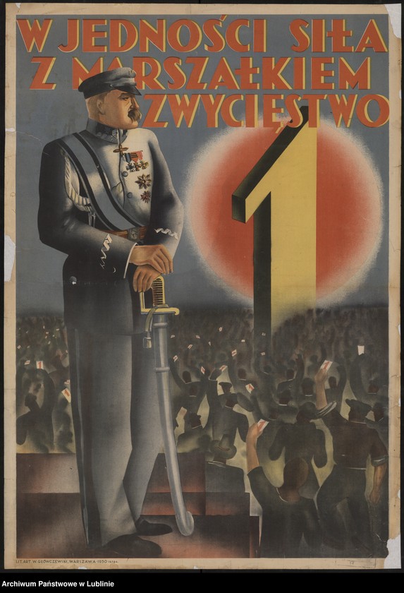 image.from.collection.number "Józef Piłsudski na plakacie i afiszu APL111"