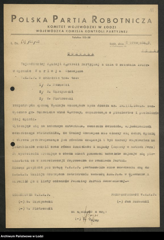 Obraz 12 z jednostki "Uchwały Komisji"