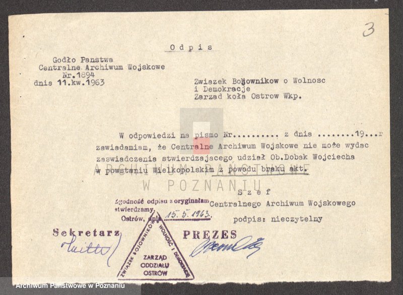 Obraz 18 z jednostki "Życiorysy powstańców wielkopolskich: D - tom ll /Dobak Wojciech - Dominiak Michał/."