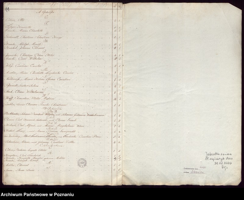 Obraz 8 z jednostki "Duplikat der Getrauten, Getauften, Verstorbenen"