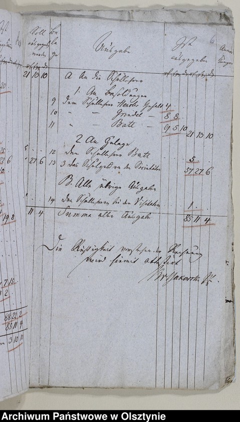 image.from.unit.number "Alt Christburgschen Schul-Cassen Rechnung 1826-1828, 1836-1838"