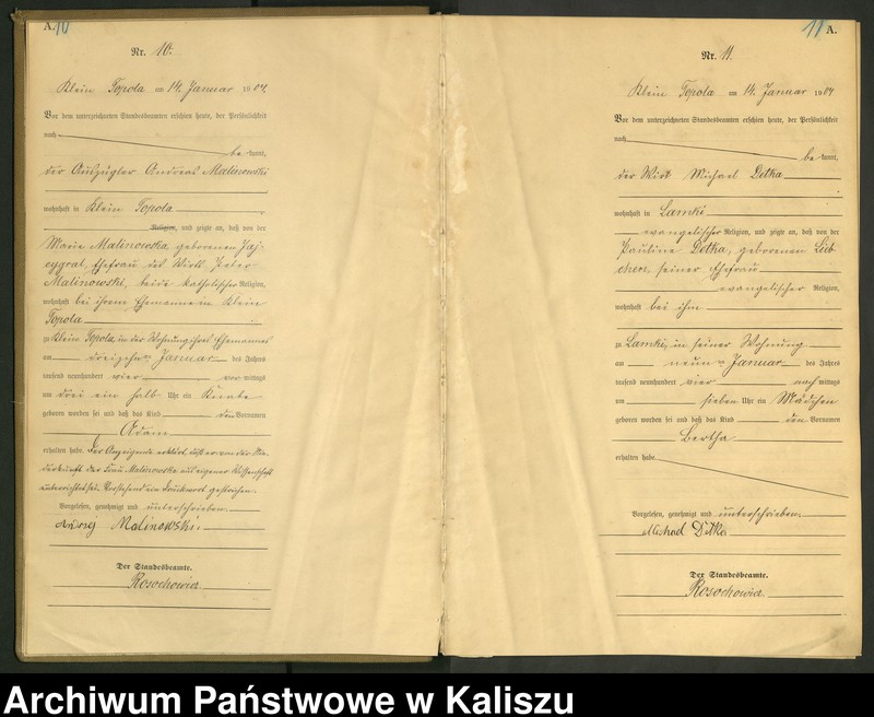 Obraz 9 z jednostki "[Księga urodzeń]"