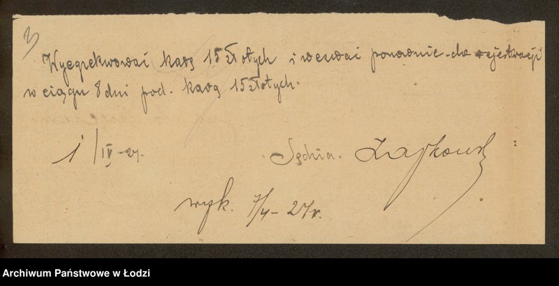 Obraz 5 z jednostki "Moszek Majer Geltler- wyrób pończoch"