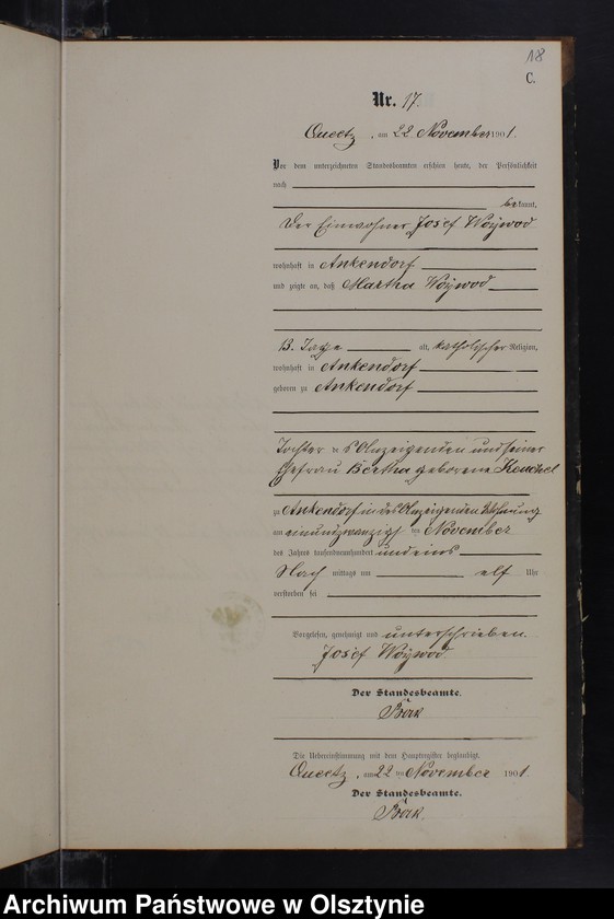 image.from.unit.number "Sterbe-Neben-Register Nr 1 - 17"