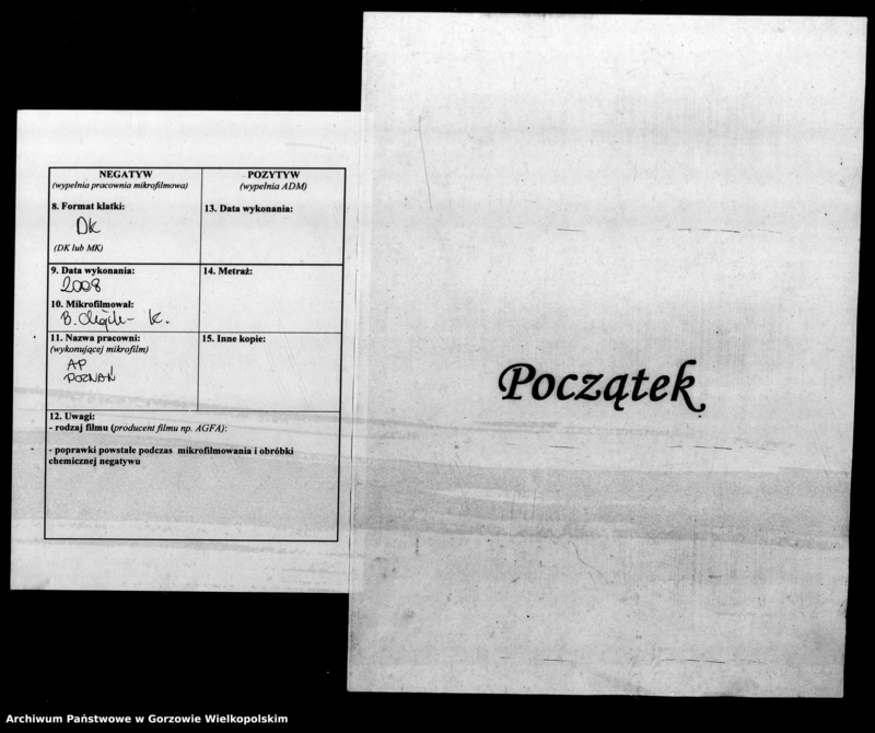Obraz 3 z jednostki "Duplikate der Kirchenbücher von Pyrehne (Pyrzany): Pyrehne (Pyrzany), Woxholländer (Oksza), Logau (Łagów), Schützensorge (Kłopotowo), Pyrehner Holländer (Pyrzanki), Gross Rehne (Rań), Enterwerder (Kownatki), Stremeltswerder, Radewiesen (Zagajno), Ludwigshof (Okrąglica)."