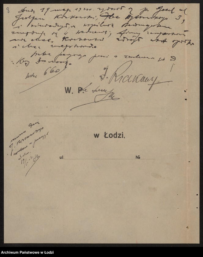 Obraz 10 z jednostki "Baumgartner i Krakowski- wykańczalnia, farbiarnia i tkalnia"