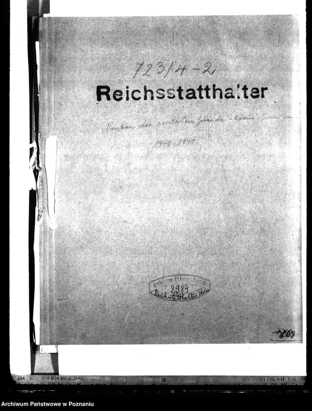 Obraz 4 z jednostki "Neubau der zerstöten Gebäude - Konin, Gnesen, Janowitz"