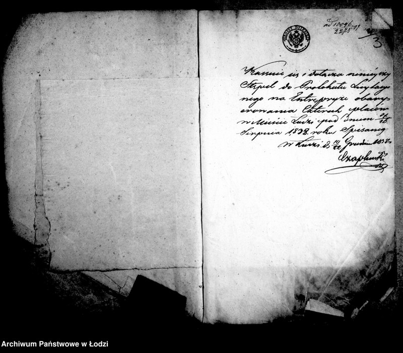 Obraz 8 z jednostki "Akta tyczące się regulacji osady sukienniczej"