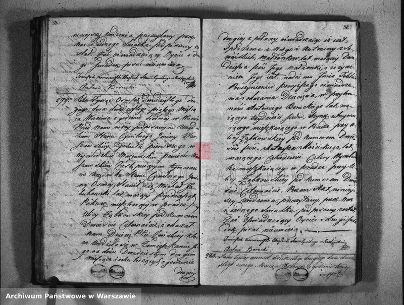 Obraz 16 z jednostki "Akta urodzeń, małżeństw i zgonów"