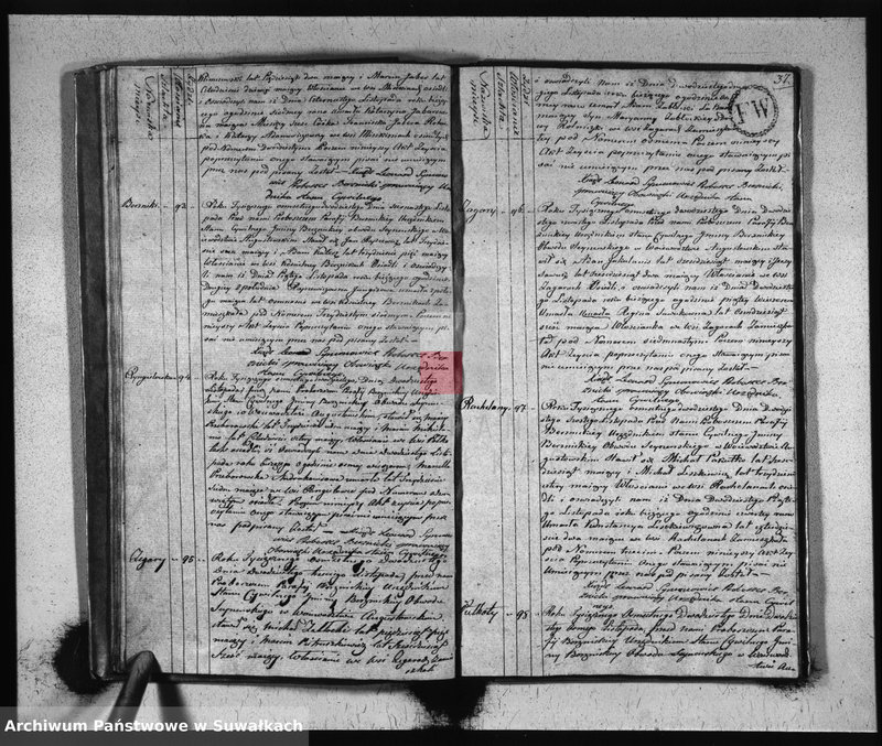 Obraz 20 z jednostki "Akta Zeszłych Gminy Berznickiey od dnia 1-o Stycznia 1820 Roku"