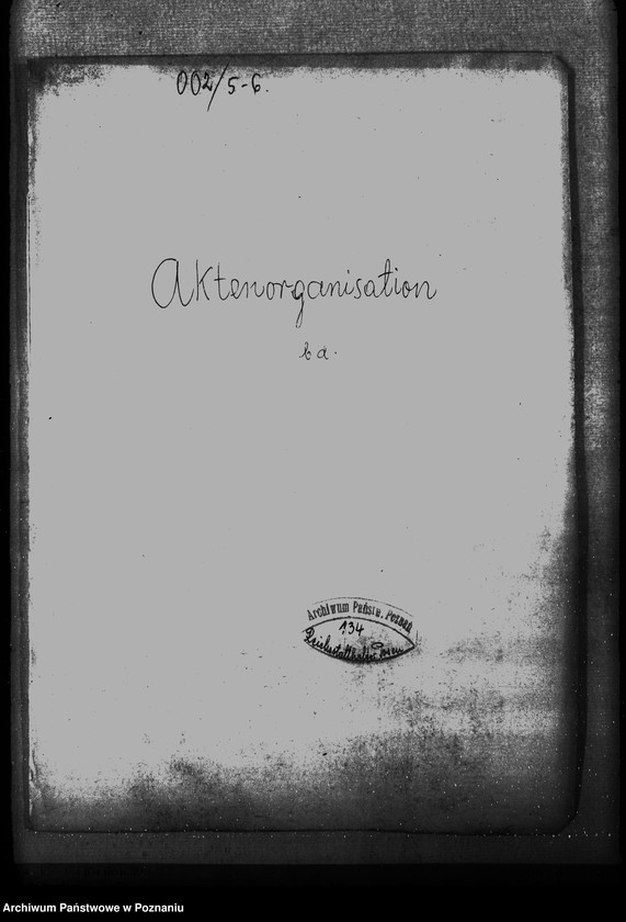 Obraz 4 z jednostki "Akten - Organisation"