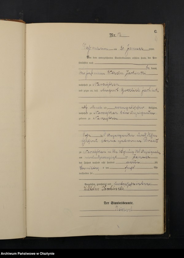 image.from.unit.number "Sterbe-Haupt-Register Nr 1 - 205"