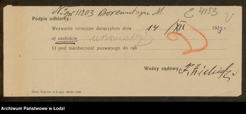 Obraz 4 z jednostki "Moszek Borensztajn- sprzedaż wyrobów tytoniowych"