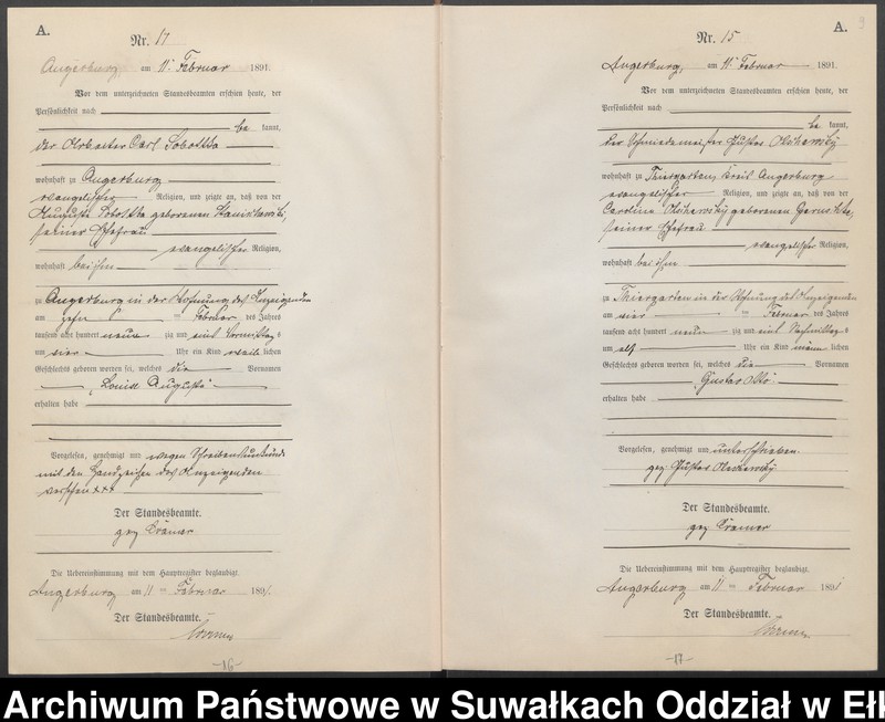 image.from.unit.number "Geburts-Neben-Register des Preussischen Standes-Amtes Angerburg Kreis Angerburg"