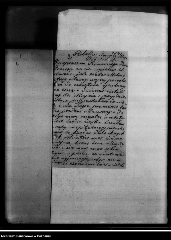 image.from.unit.number "Korespondencja - listy jeńców wojennych o pomoc materialną i prawną z różnych obozów jenieckich."