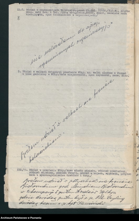 image.from.unit.number "Wnioski o odznaczenia krzyżem i medalem niepodległości."