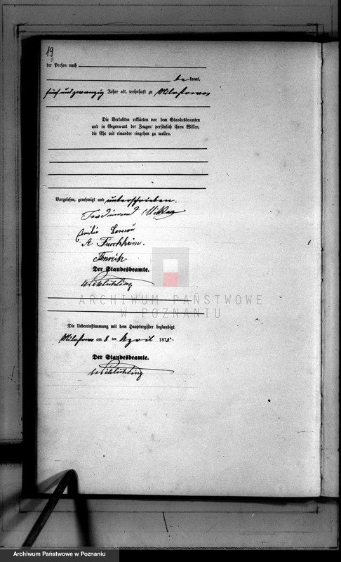 Obraz 19 z jednostki "Księga małżeństw"