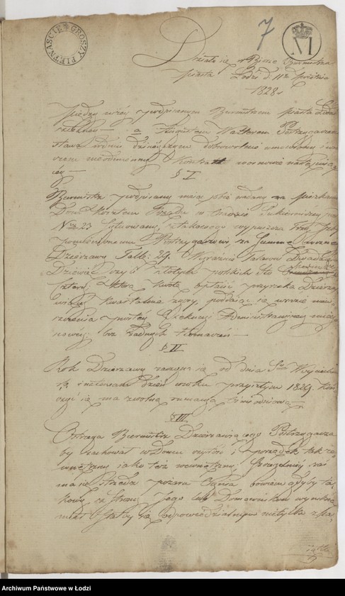 Obraz 10 z jednostki "Akta tyczące się zawierania kontraktów z fabrykantami o najem lokalów kosztem rządu wystawionych"