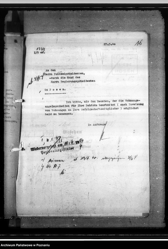 Obraz 20 z jednostki "Reichseigene Wohngebäude. Möbel in reichseigenen Wohnungen. Generalia"