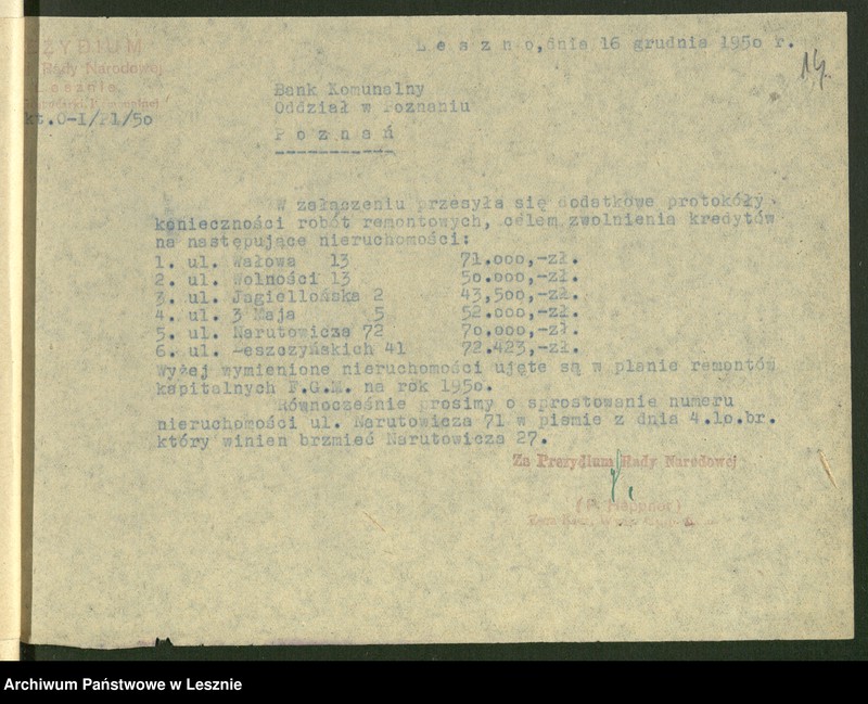 Obraz 15 z jednostki "[Sprawy dotacji na remonty domów]"