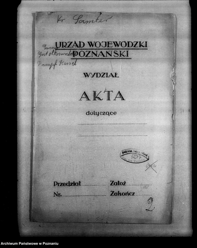 Obraz 4 z jednostki "Tartak w Otorowie powiat szamotulski M. Kopydłowskiego nr woj. kotła 2890"